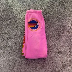 aviator nation pink sweats